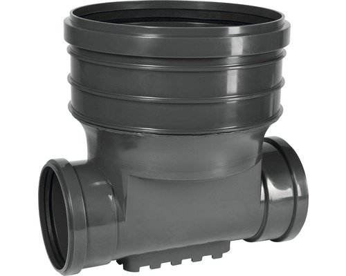 Fond du puits droit DN 400 mm / 200 mm Raccord de tuyau d''égout en té