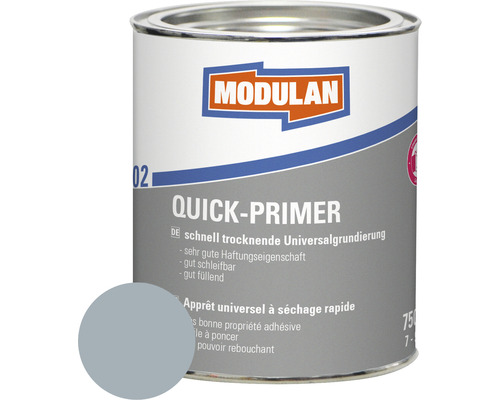 Sous-couche MODULAN 6002 Quick RAL 7001 gris argent 750 ml