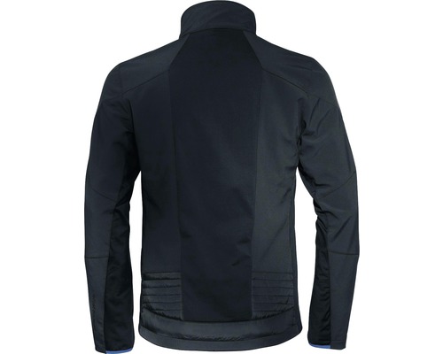 Vue arrière d''une veste softshell noire
