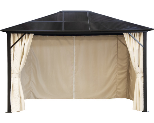 Gartenpavillon mit Vorhängen für den Aussenbereich