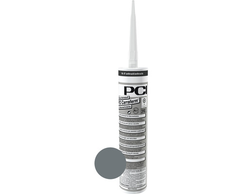 Mastic de joint PCI Carraferm anthracite, cartouche de 310 ml