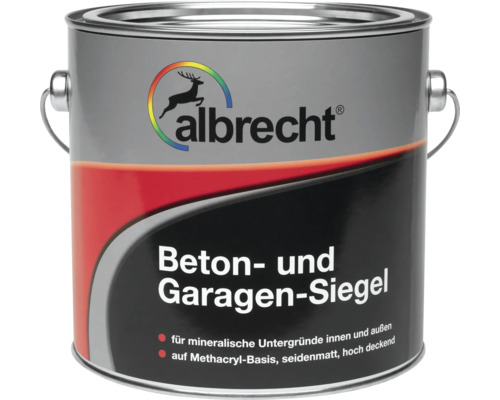 Albrecht Beton- und Garagen-Siegel im Metalleimer