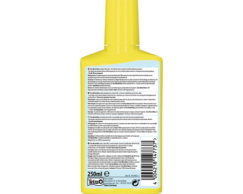 Tetra NitratMinus Bouteille de 250 ml pour réduire la teneur en nitrates dans les aquariums.