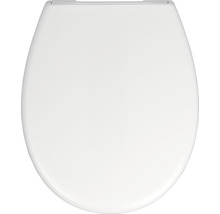 Abattant WC New Jena blanc amovible avec système d'abaissement automatique-thumb-0