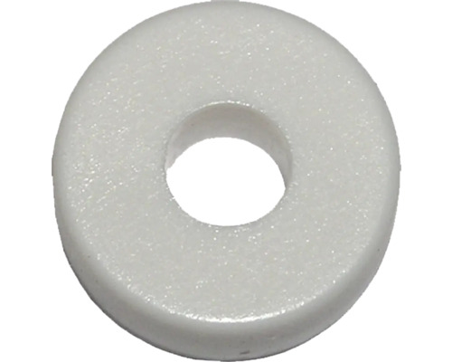 Disque d'écartement pour plaque minéralogique blanc Rondelle en plastique
