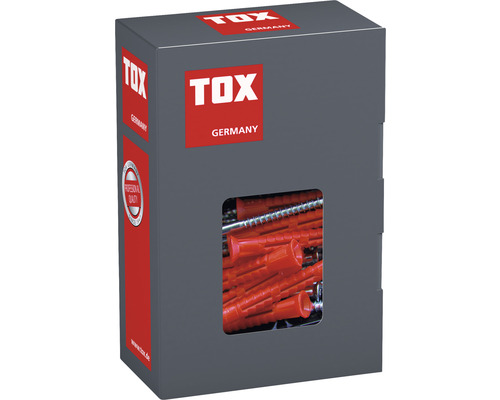 Cheville TOX dans une boîte