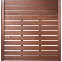 Hauptelement, Bausatz BuildiFix-Zauntyp C 180 x 180 cm braun