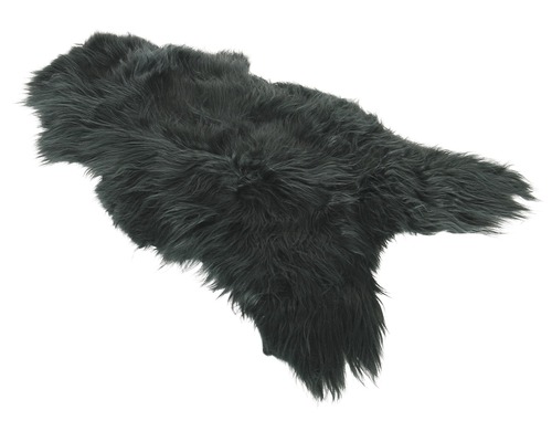 Peau de mouton noire