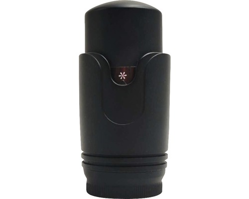 Vanne thermostatique noire pour radiateur