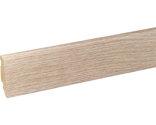SKANDOR Sockelleiste Eiche Imperial FU60L 19 x 58 x 2400 mm Sockelleiste mit Holzstruktur