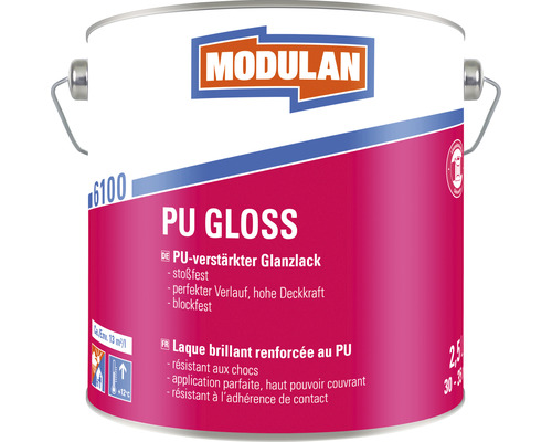 Pot de laque brillante PU