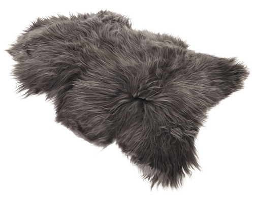 Graue Schaffellunterlage