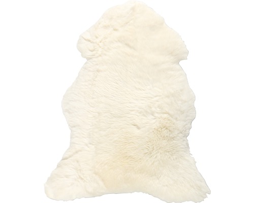 Peau de mouton blanc 100x70 cm-0