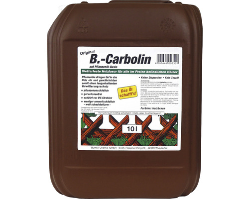 Lasure pour bois B-Carbolin marron 10 l