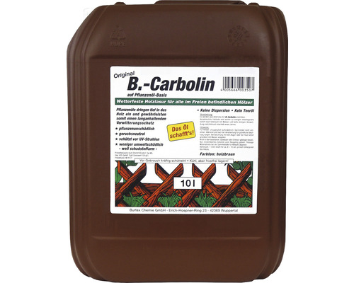 Lasure pour bois B-Carbolin marron 10 l Lasure pour bois B-Carbolin marron 10 l