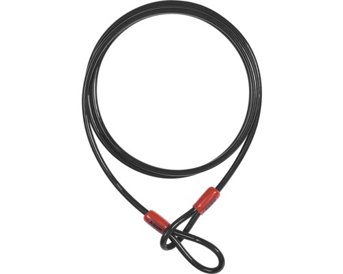 Câble à boucles Abus Ø 10 mm noir 2 m