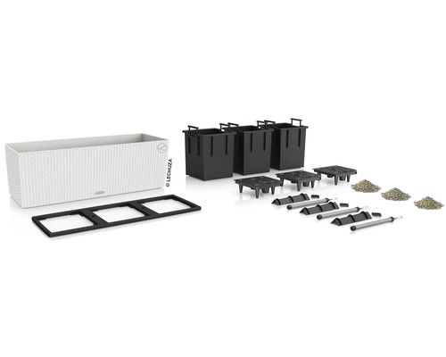 Komponenten für Pflanzgefäß mit Bewässerungssystem