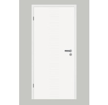 Porte intérieure Pertura Linum 04 laque blanche (semblable à RAL 9010) 86,0x198,5 cm gauche-thumb-0