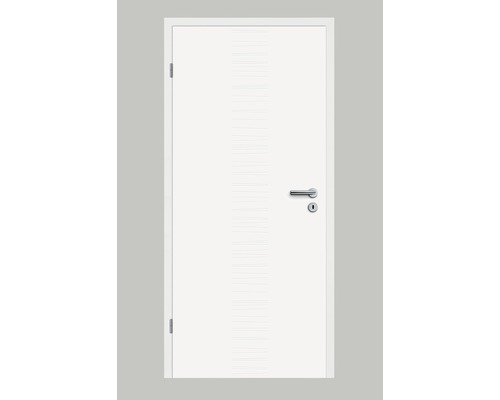 Porte intérieure Pertura Linum 04 laque blanche (semblable à RAL 9010) 86,0x198,5 cm gauche