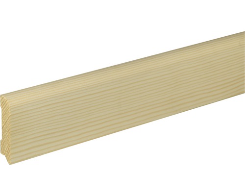 Sockelleiste SF265 Fichte/Kiefer roh 13 x 60 x 2400 mm Holzleiste aus Fichte