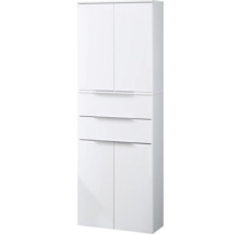 Meuble haut FACKELMANN Kara largeur 61 cm blanc, déjà monté