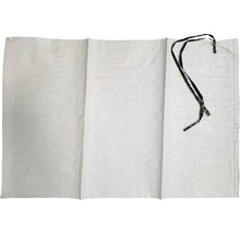 Sac en tissu/Sac à sable avec lien PP-plastique blanc 60 cm x 40 cm paquet = 10 pces