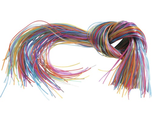 Paquet de fils de bricolage en plastique colorés