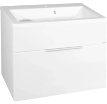 Waschtischunterschrank FACKELMANN Style BxHxT 79,5 x 59 cm x 49 cm Frontfarbe weiß glanz 80934