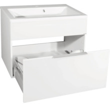Waschtischunterschrank FACKELMANN Style BxHxT 79,5 x 59 cm x 49 cm Frontfarbe weiß glanz 80934