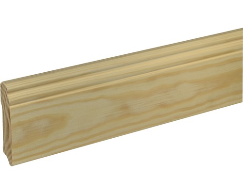 Sockelleiste SF280 Fichte/Kiefer roh 19 x 96 x 2400 mm Fußleiste aus Holz