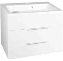 Waschtischunterschrank FACKELMANN Kara 79,5 cm weiß montiert 80954