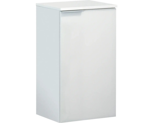 Meuble bas FACKELMANN Kara largeur 40,5 cm blanc, déjà monté Meuble bas de salle de bains blanc