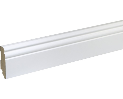 Plinthe SF278 MDF blanc apprêtée 19x70x2400 mm