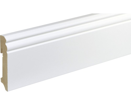 Plinthe FU094L MDF blanc apprêtée 19x93x2400 mm