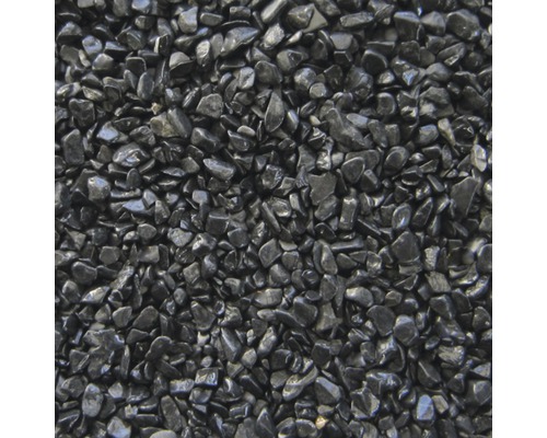 Sable d'aquarium gravier naturel 2-3 mm 5 kg noir Gros plan de gravier décoratif