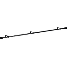 Gardinenstangen Set ausziehbar schwarz 100-200 cm Ø 13/16 mm-thumb-4