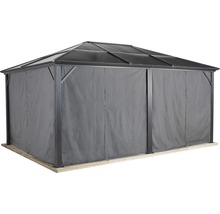 Pavillon mit Vorhängen für den Außenbereich