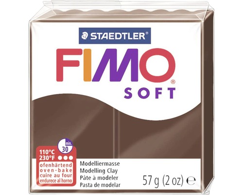 Modelliermasse Fimo Soft schoko 57 g