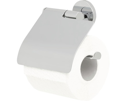 Dérouleur papier toilette TIGER Noon avec couvercle chromé
