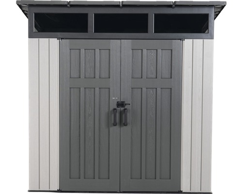 Gartenschuppen mit Doppeltür und Oberlicht