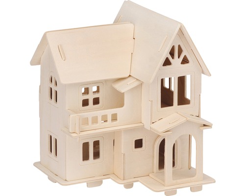Holzpuppenhaus zum Zusammenbauen