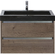 Meuble sous-vasque avec deux tiroirs et lavabo