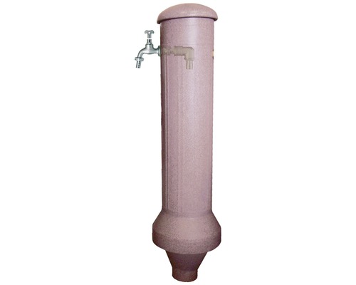 Pompe à eau pour colonne sur jardin, rouge granite