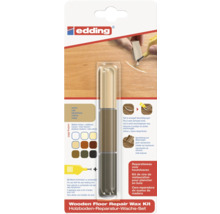 Cire de réparation pour sols en bois edding kit 8902 chêne