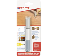 Cire de réparation pour sols en bois edding kit 8902 blanc
