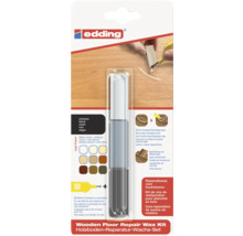 Cire de réparation pour sols en bois edding kit 8902 noir