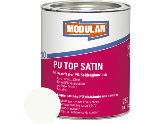 MODULAN 6110 PU Lack Top Satin RAL 9016 verkehrsweiß 750 ml