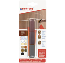 edding Möbel-Reparaturwachs-Set 8901 mahagoni