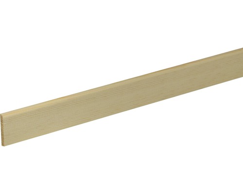 Baguette de rebord de table épicéa/pin brut 4x29x2400 mm