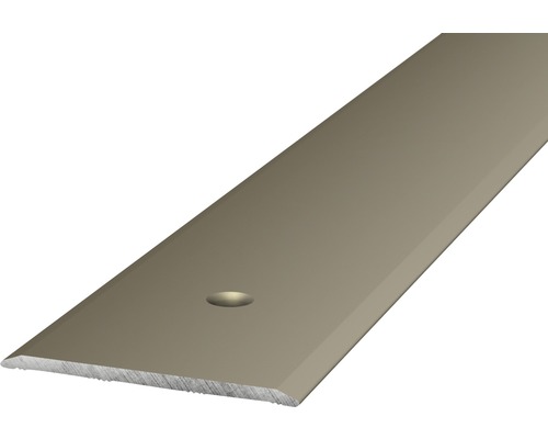 Barre de seuil aluminium acier inoxydable mat perforé 40 x 1000 x 2 mm